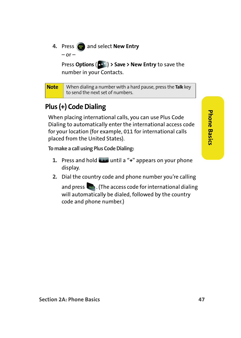 Plus (+) code dialing | Samsung SPH-M610DAASPR User Manual | Page 73 / 272