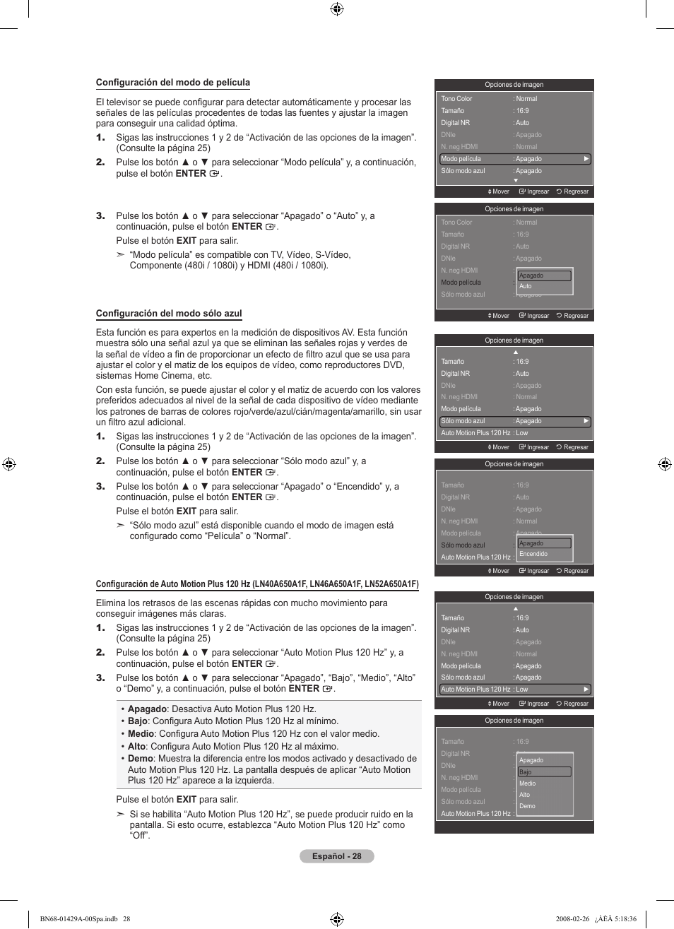 Samsung LN46A650A1FXZA User Manual | Page 144 / 222