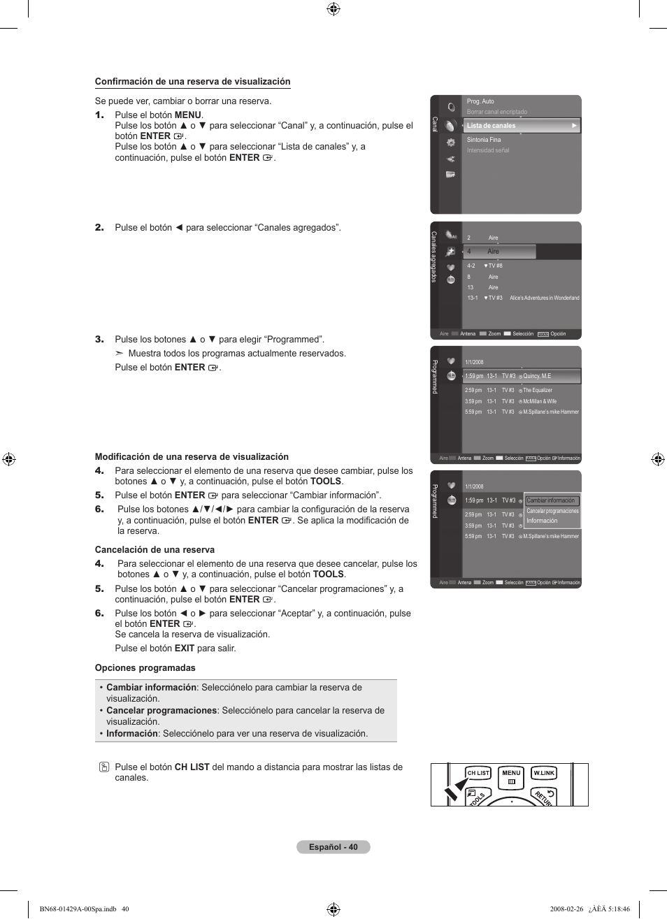 Samsung LN46A650A1FXZA User Manual | Page 156 / 222