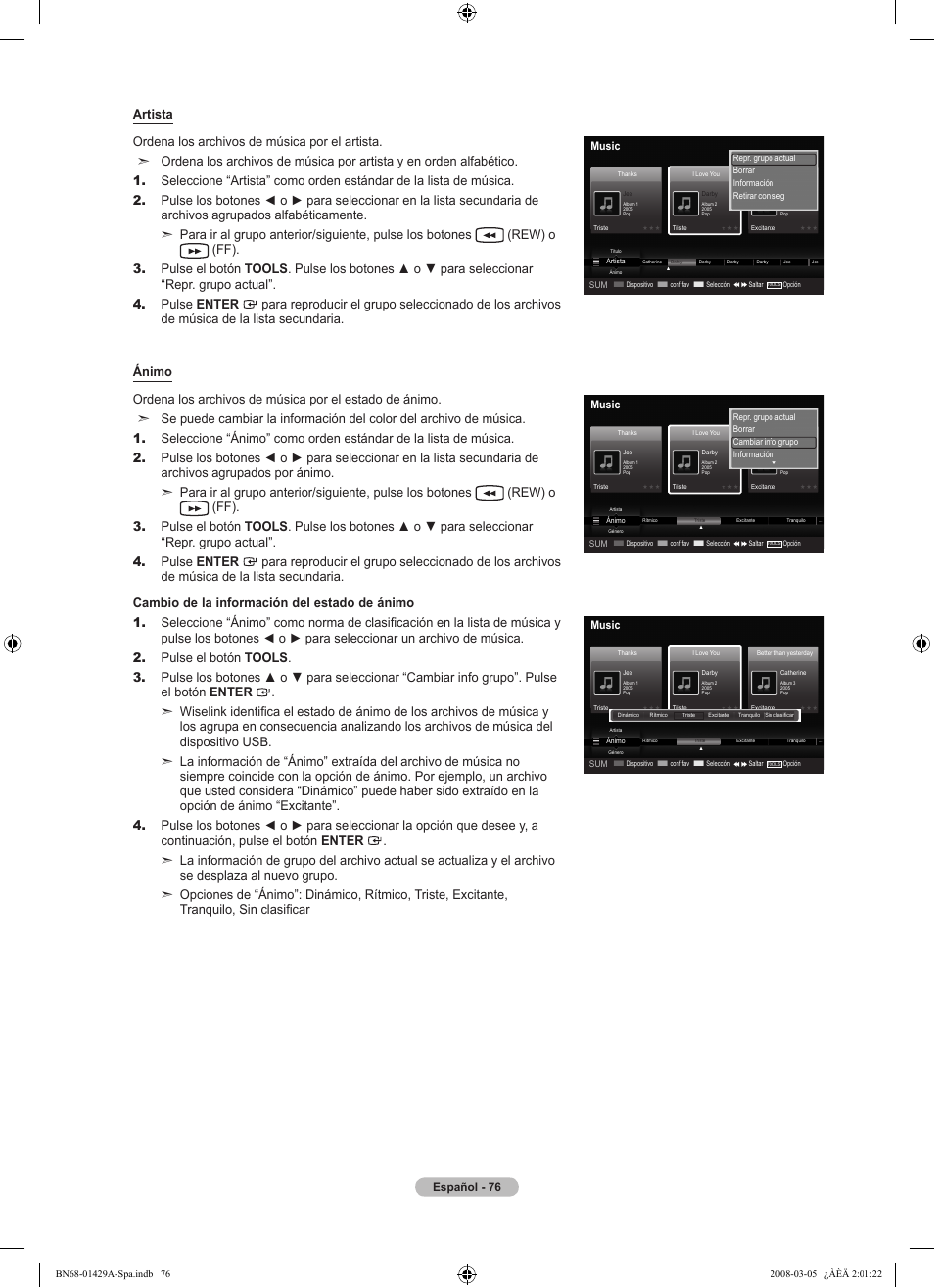 Samsung LN46A650A1FXZA User Manual | Page 192 / 222