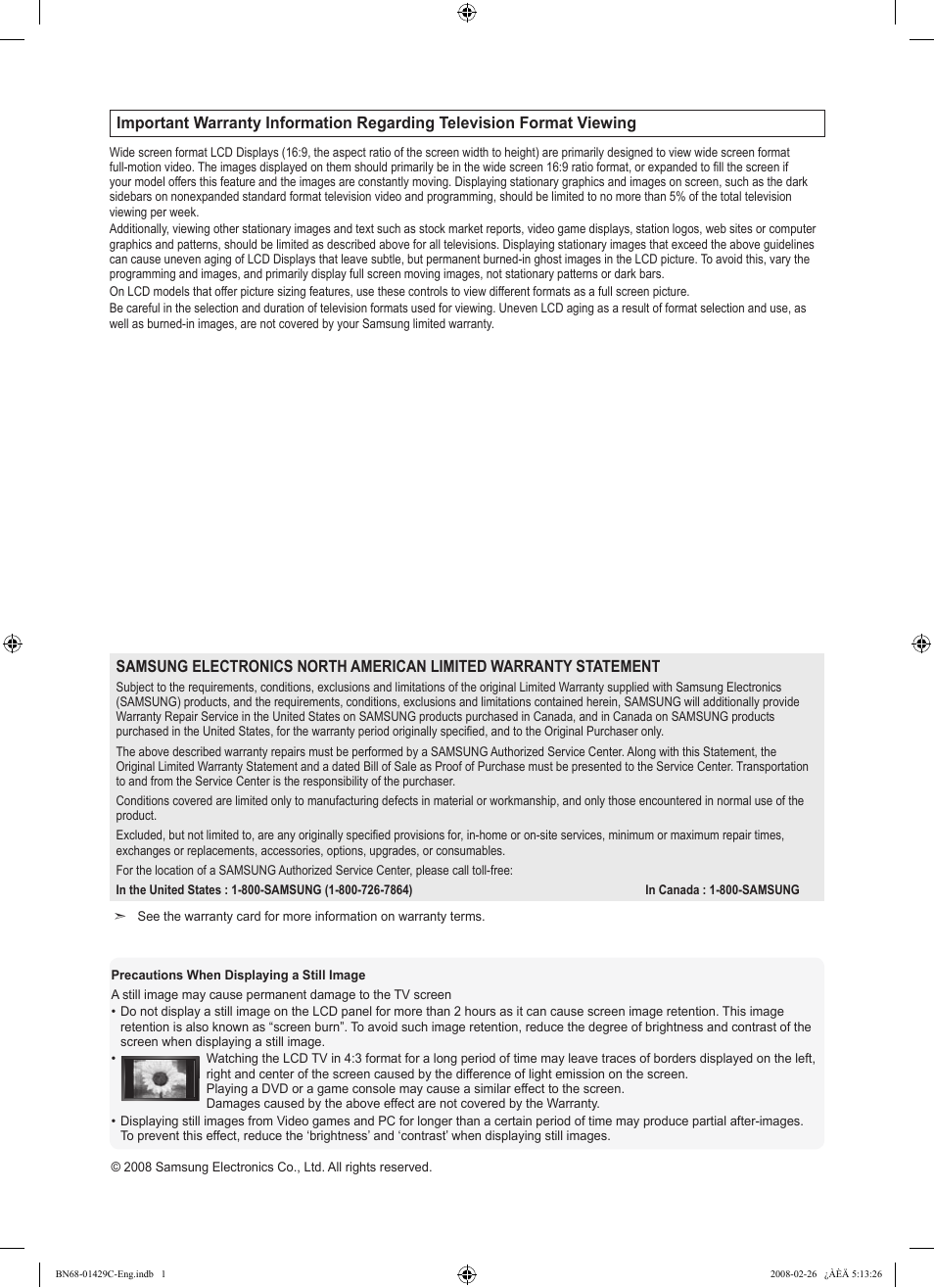 Samsung LN46A650A1FXZA User Manual | Page 2 / 222