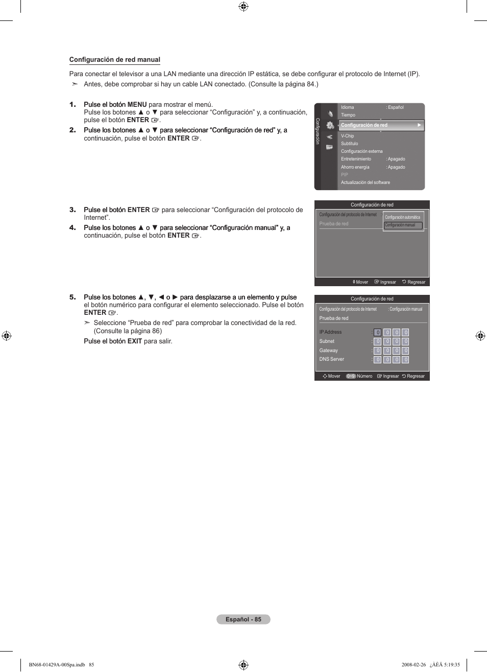 Samsung LN46A650A1FXZA User Manual | Page 201 / 222