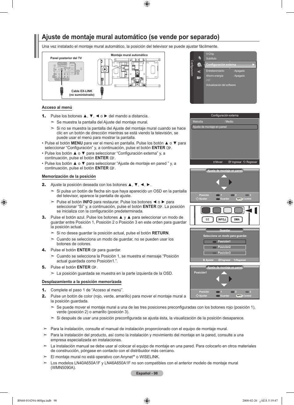 Samsung LN46A650A1FXZA User Manual | Page 214 / 222