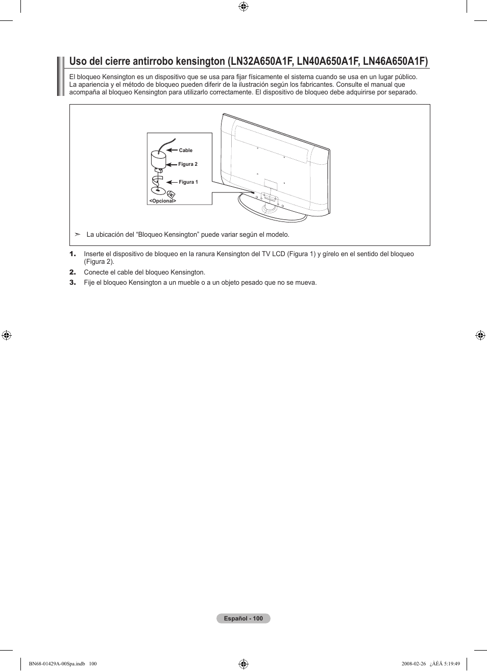 Samsung LN46A650A1FXZA User Manual | Page 216 / 222