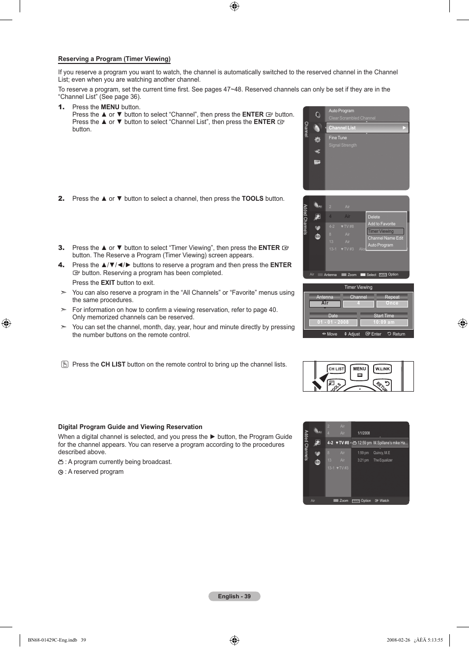 Samsung LN46A650A1FXZA User Manual | Page 41 / 222