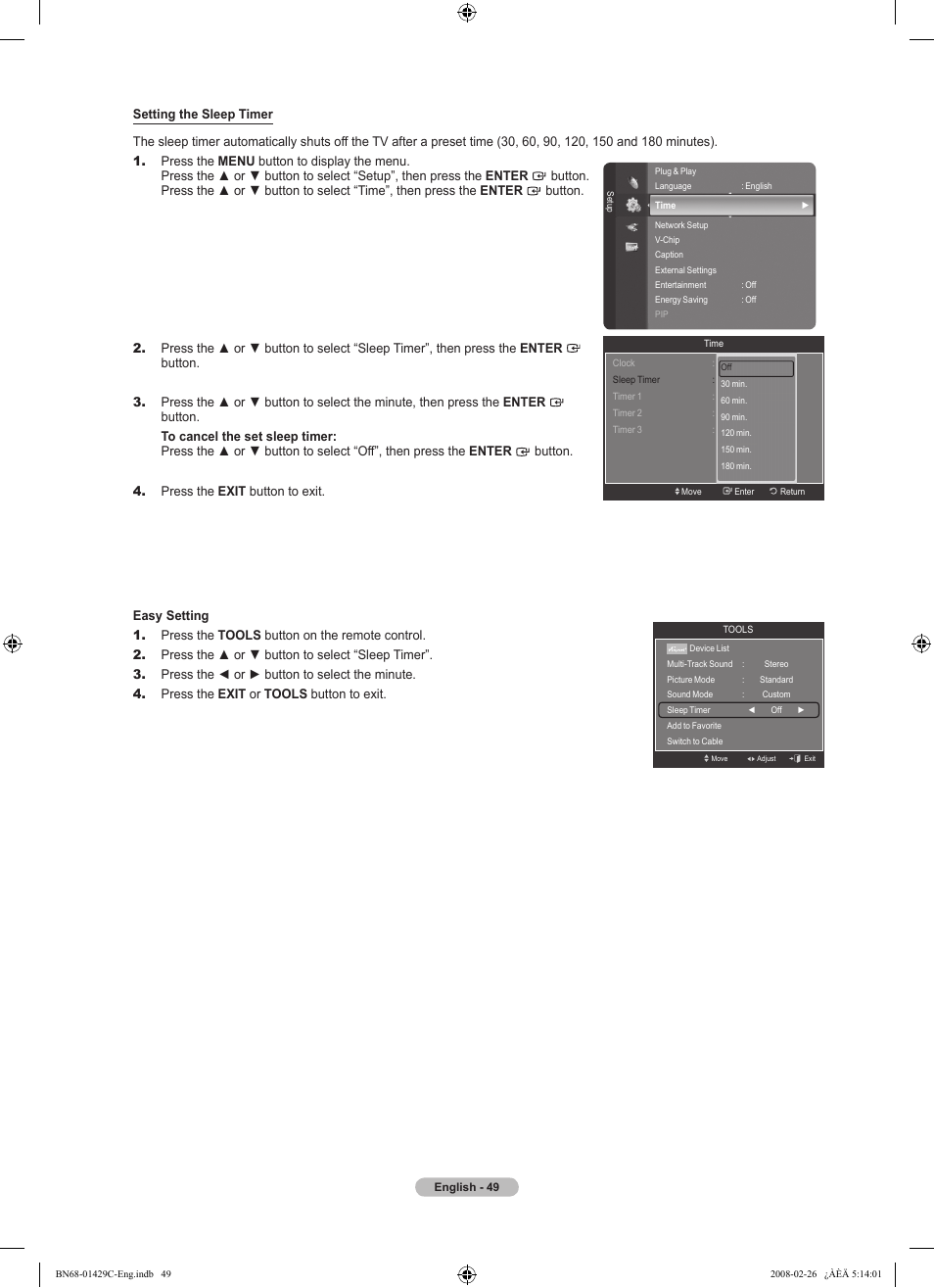 Samsung LN46A650A1FXZA User Manual | Page 51 / 222