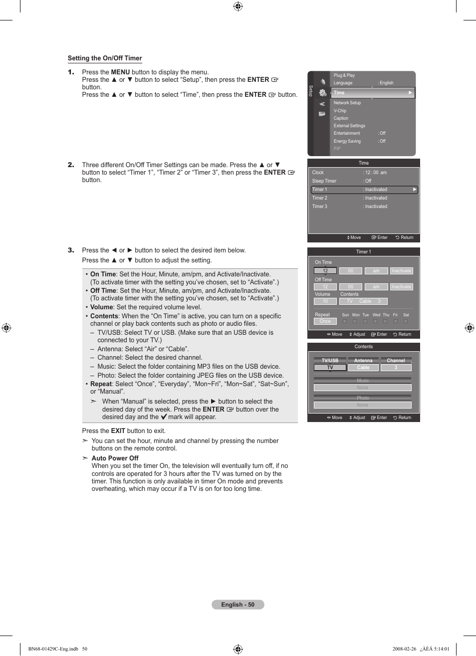 Samsung LN46A650A1FXZA User Manual | Page 52 / 222