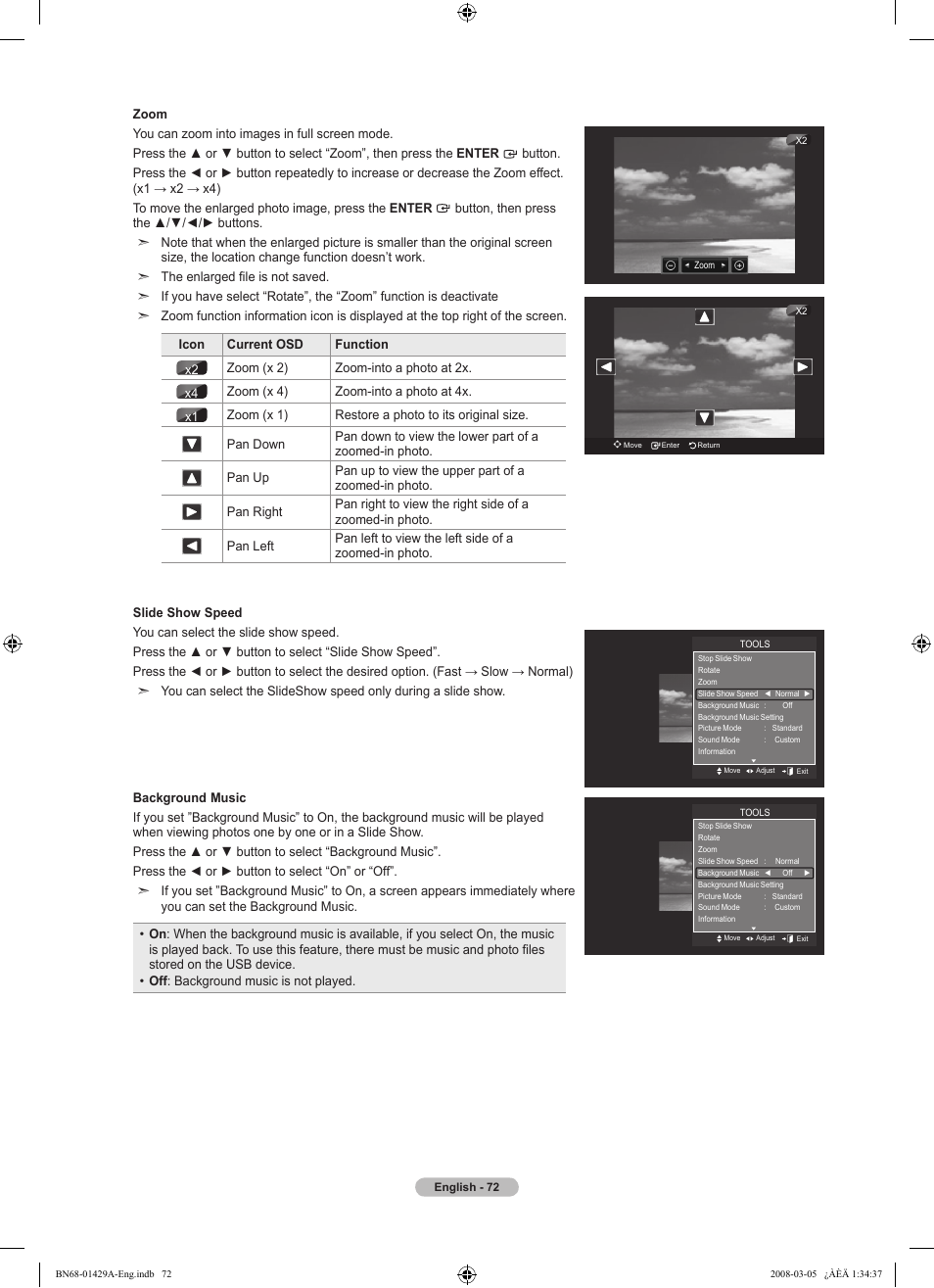 Samsung LN46A650A1FXZA User Manual | Page 74 / 222
