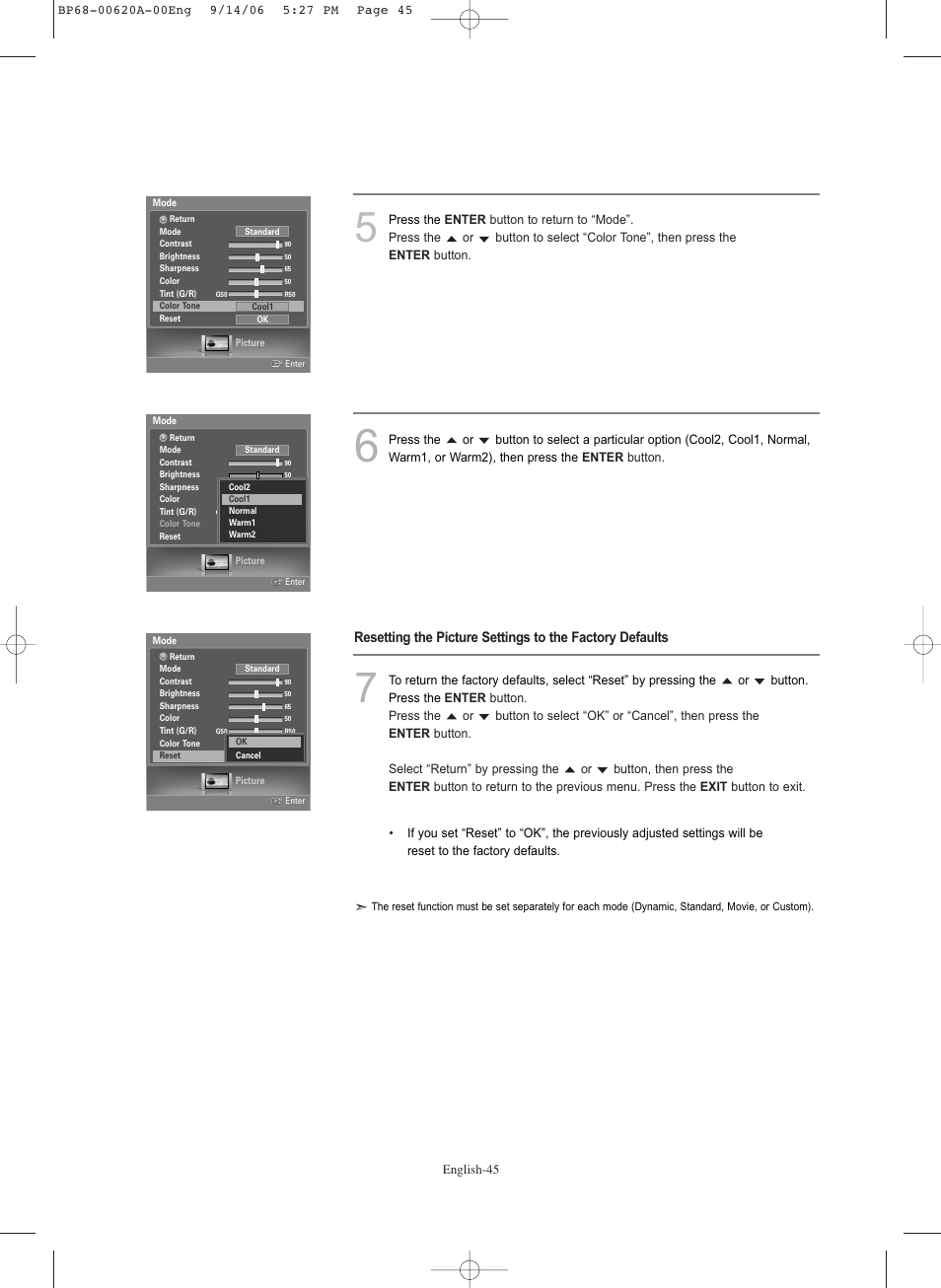 Samsung HLS5686CX-XAA User Manual | Page 45 / 107