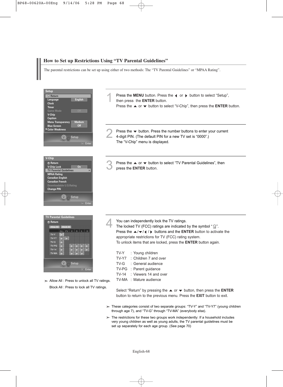 Samsung HLS5686CX-XAA User Manual | Page 68 / 107