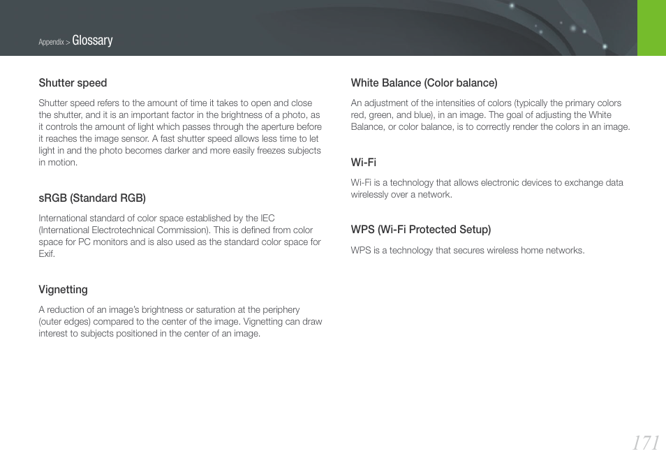 Samsung EV-NX210ZBSBUS User Manual | Page 172 / 183