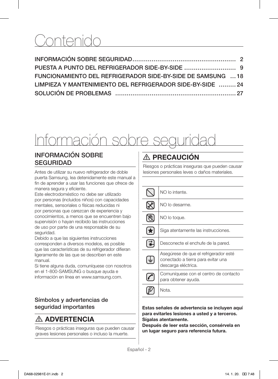 Samsung RS25H5000WW-AA User Manual | Page 34 / 96