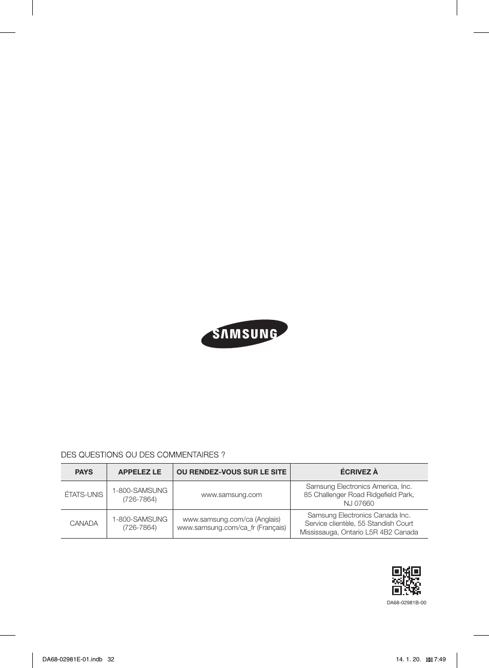 Samsung RS25H5000WW-AA User Manual | Page 96 / 96