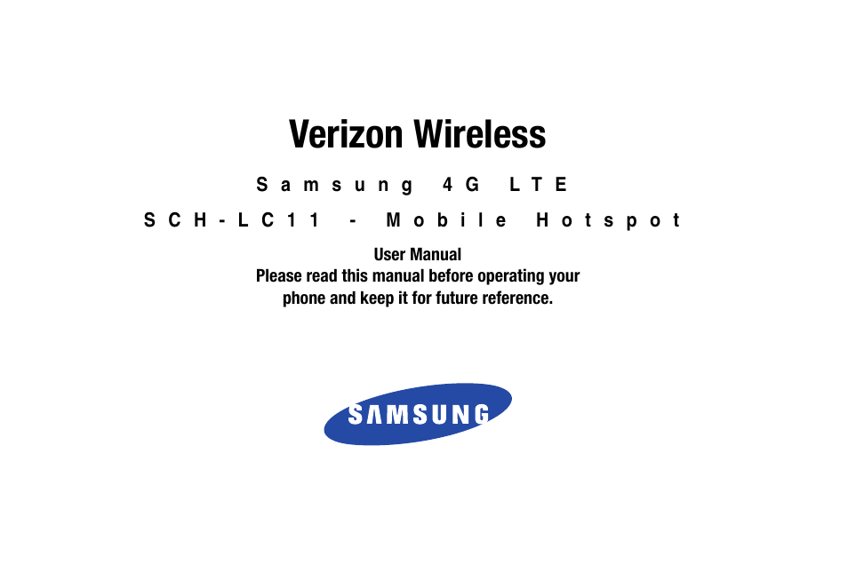 Samsung SCH-LC11ZKAVZW User Manual | 62 pages