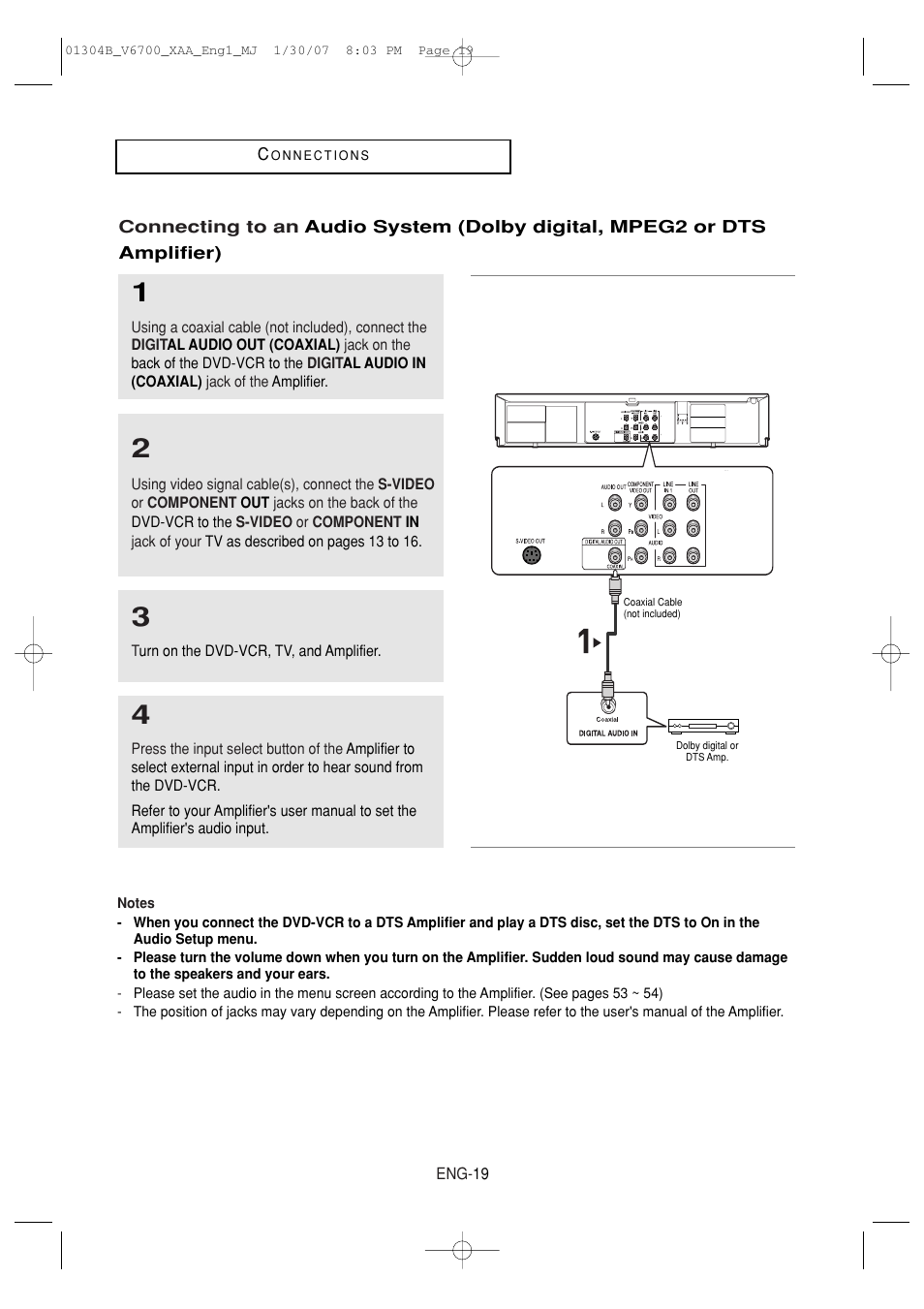 Samsung DVD-V6700-XAA User Manual | Page 19 / 84