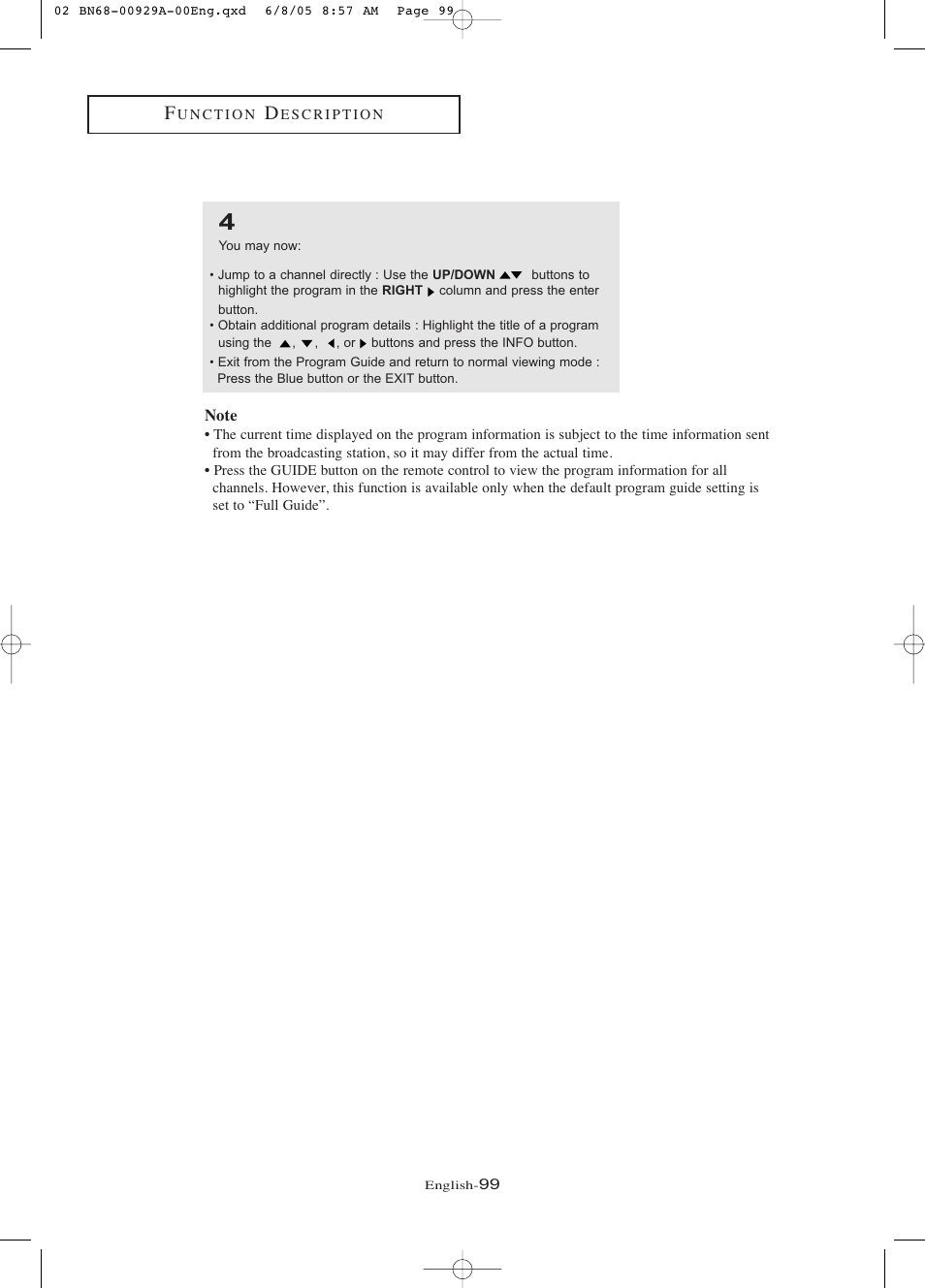 Samsung LNR377DX-XAA User Manual | Page 105 / 114