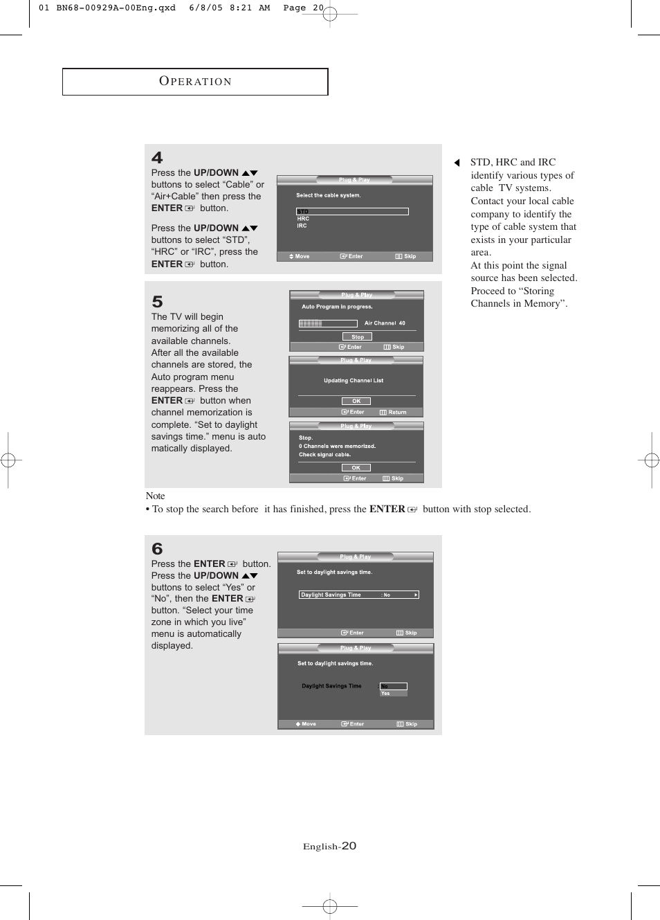 Samsung LNR377DX-XAA User Manual | Page 26 / 114