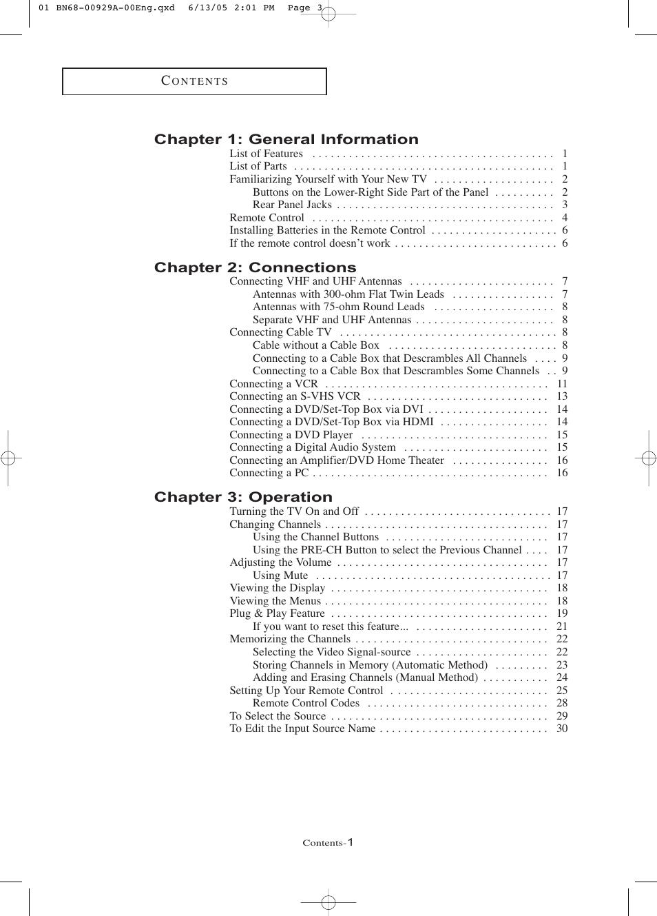 Samsung LNR377DX-XAA User Manual | Page 4 / 114