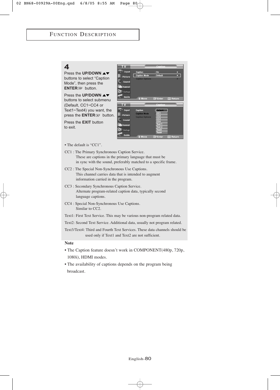 Samsung LNR377DX-XAA User Manual | Page 86 / 114