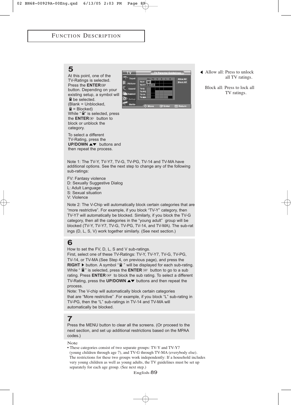 Samsung LNR377DX-XAA User Manual | Page 95 / 114