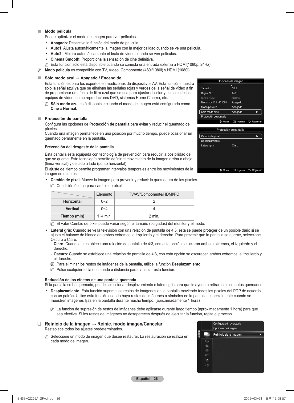 Samsung PN58B650S1FXZA User Manual | Page 122 / 184