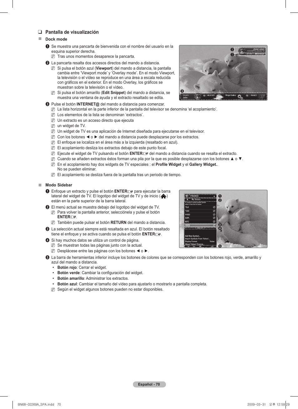 Pantalla de visualización | Samsung PN58B650S1FXZA User Manual | Page 166 / 184
