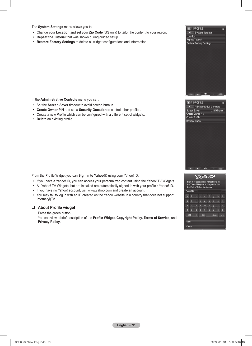 Samsung PN58B650S1FXZA User Manual | Page 72 / 184
