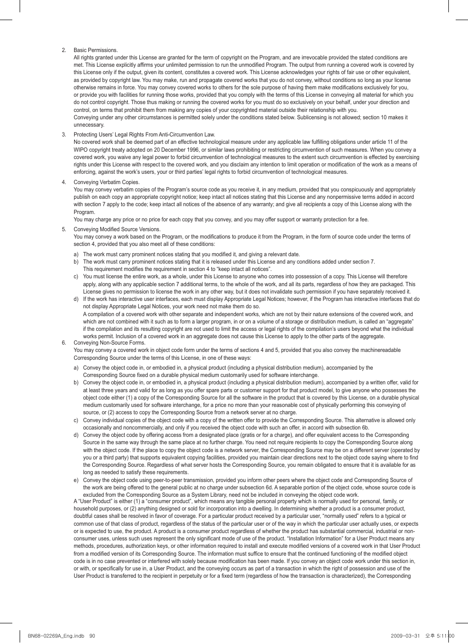 Samsung PN58B650S1FXZA User Manual | Page 90 / 184