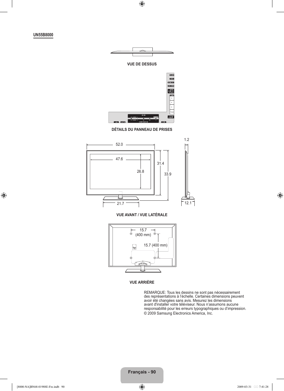 Samsung UN55B8000XFXZA User Manual | Page 289 / 290