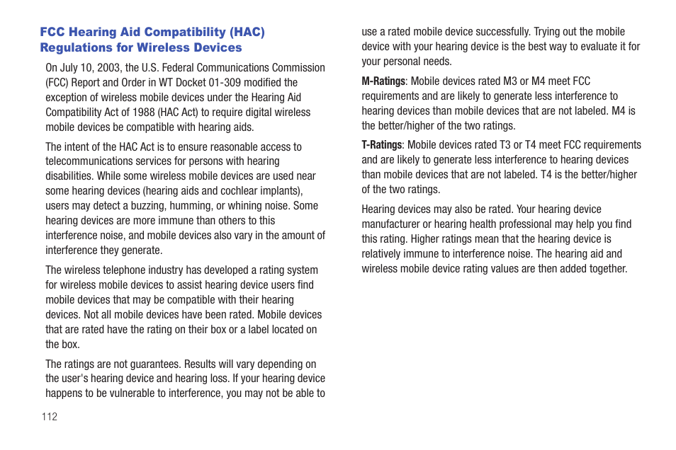 Wireless devices | Samsung SCH-I100ZKAXAR User Manual | Page 116 / 130