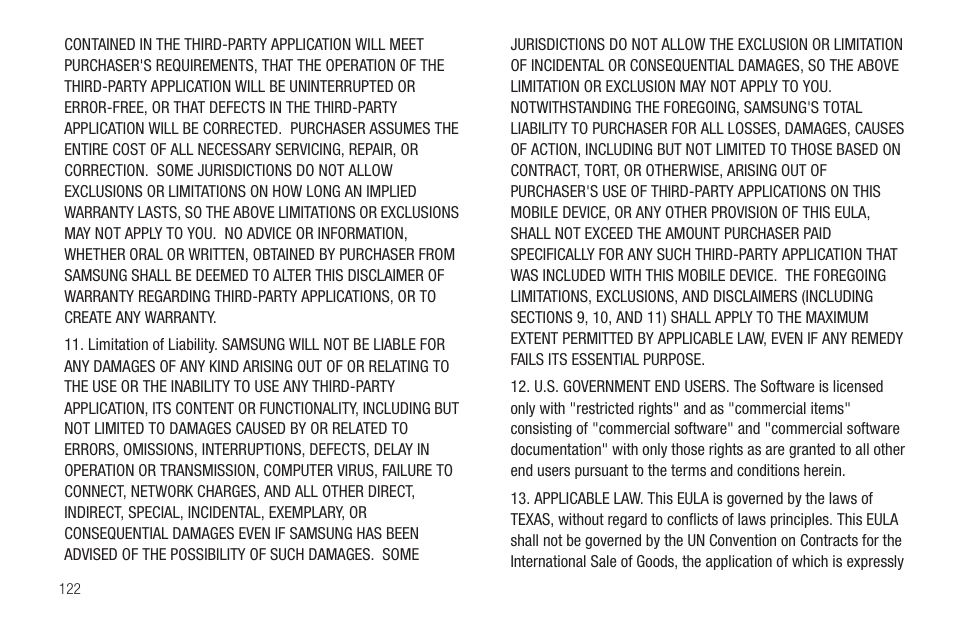 Samsung SCH-I100ZKAXAR User Manual | Page 126 / 130