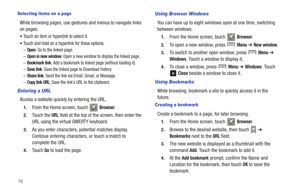 Samsung SCH-I100ZKAXAR User Manual | Page 82 / 130