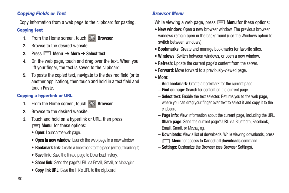 Samsung SCH-I100ZKAXAR User Manual | Page 84 / 130