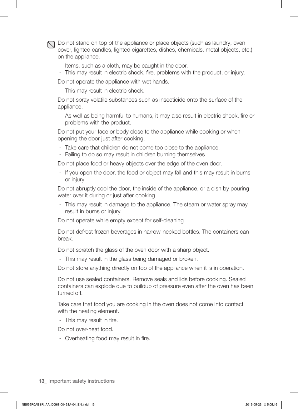 Samsung NE595R0ABWW-AA User Manual | Page 14 / 60