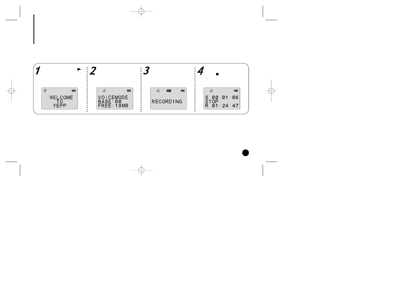 Voice recording, Oice recording | Samsung YP-SE64PS User Manual | Page 11 / 39