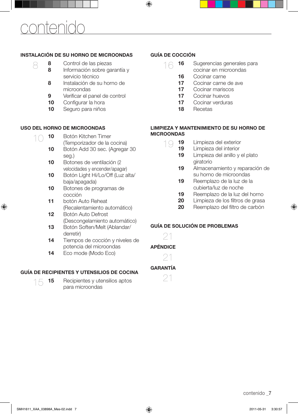 Samsung SMH1611B-XAA User Manual | Page 31 / 48