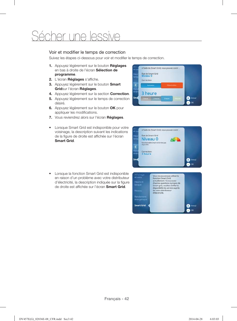 Sécher une lessive | Samsung DV457GVGSGR-AA User Manual | Page 118 / 228