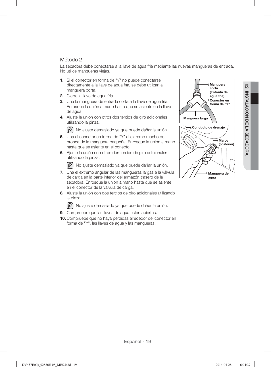 Método 2 | Samsung DV457GVGSGR-AA User Manual | Page 171 / 228