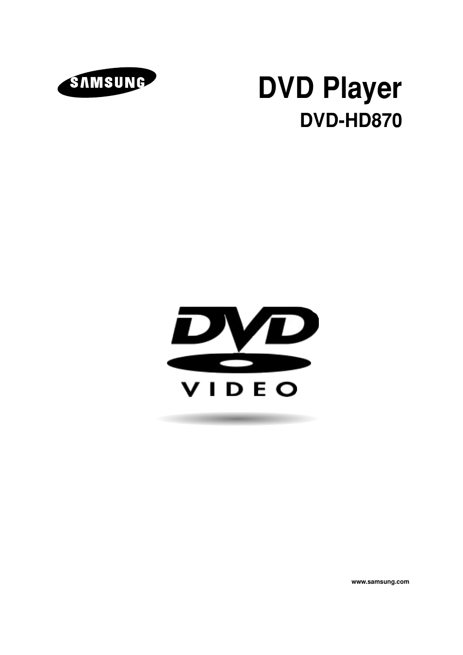 Samsung DVD-HD870-XAA User Manual | 64 pages
