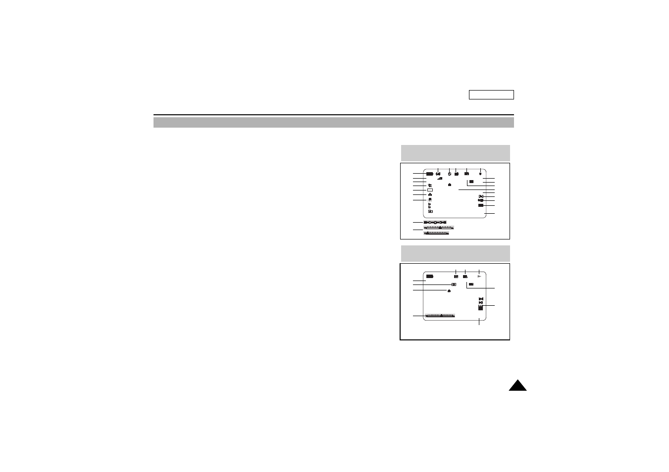 Getting to know your camcorder, English, Osd in vcr mode | Samsung SC-D180-XAP User Manual | Page 21 / 103