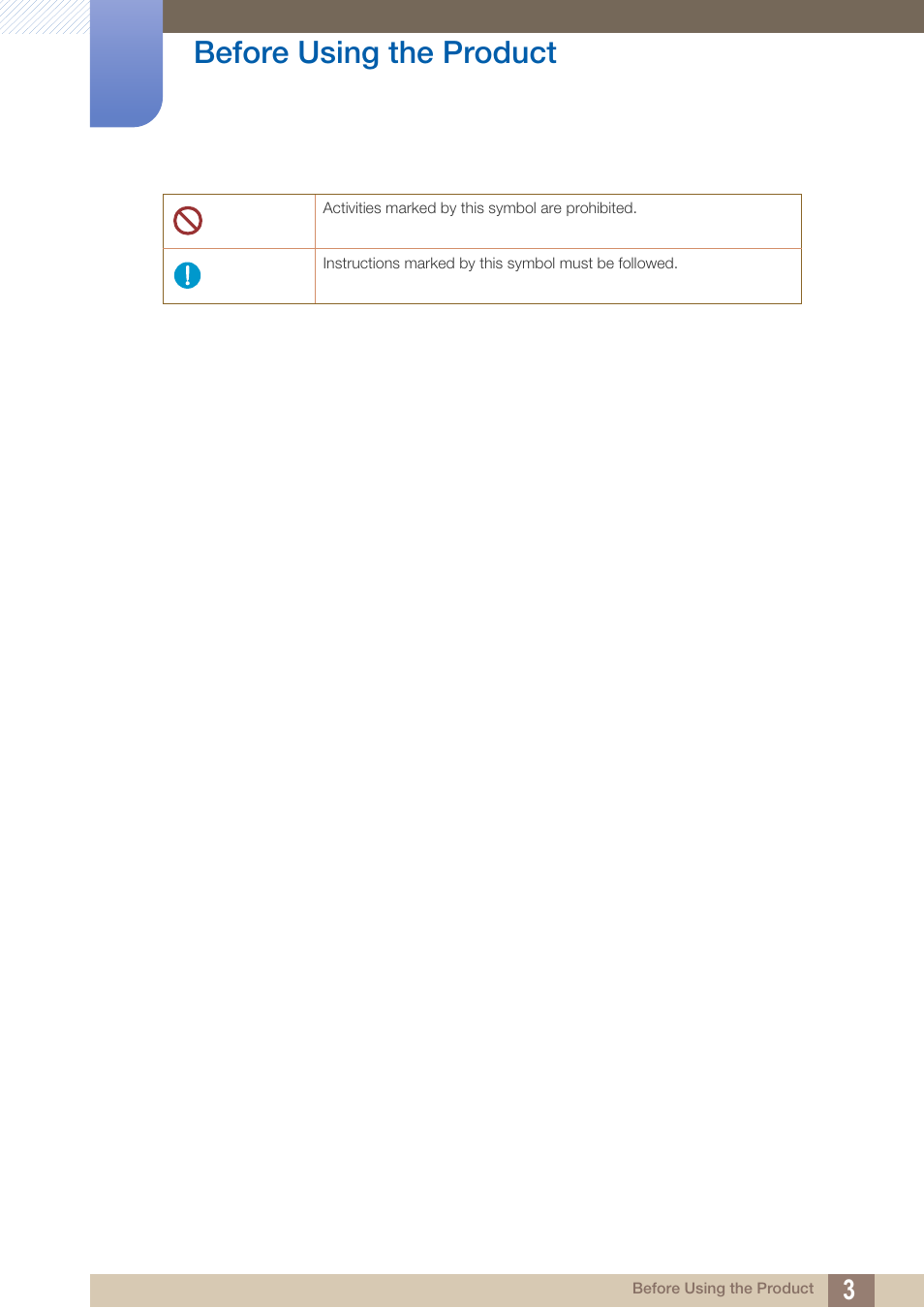 Before using the product | Samsung LS27A750DS-ZA User Manual | Page 3 / 88