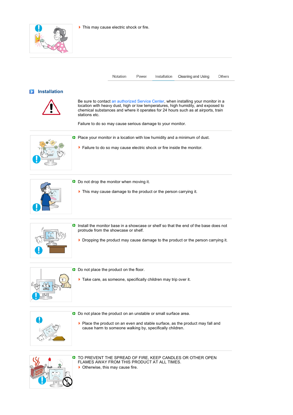 Installation | Samsung LS20PENSF-XAA User Manual | Page 4 / 50