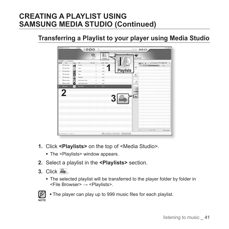 Samsung YP-S5JAB-XAA User Manual | Page 41 / 117