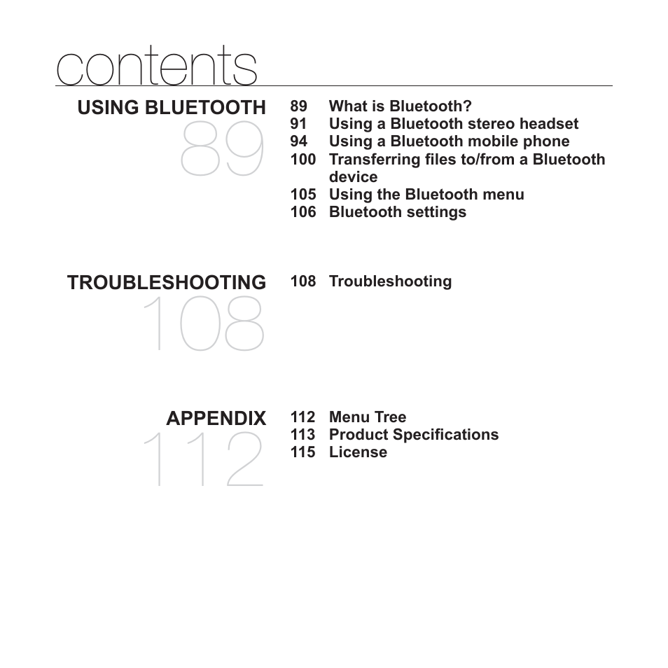 Samsung YP-S5JAB-XAA User Manual | Page 9 / 117