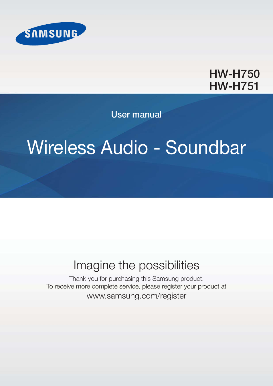 Samsung HW-H750-ZA User Manual | 56 pages