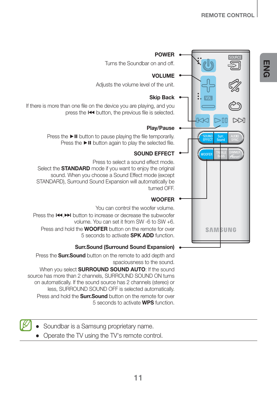 Samsung HW-H750-ZA User Manual | Page 11 / 56