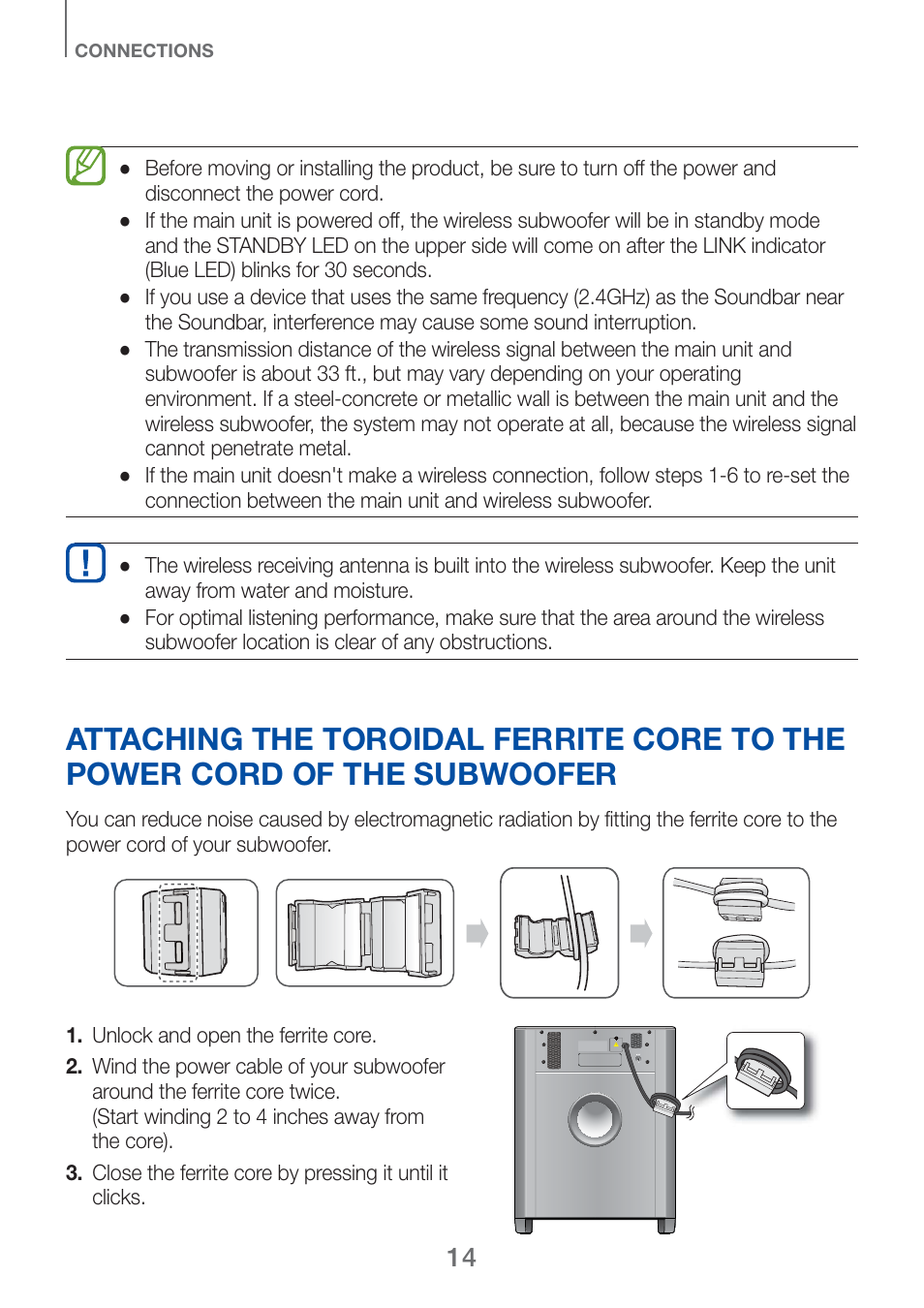 Samsung HW-H750-ZA User Manual | Page 14 / 56