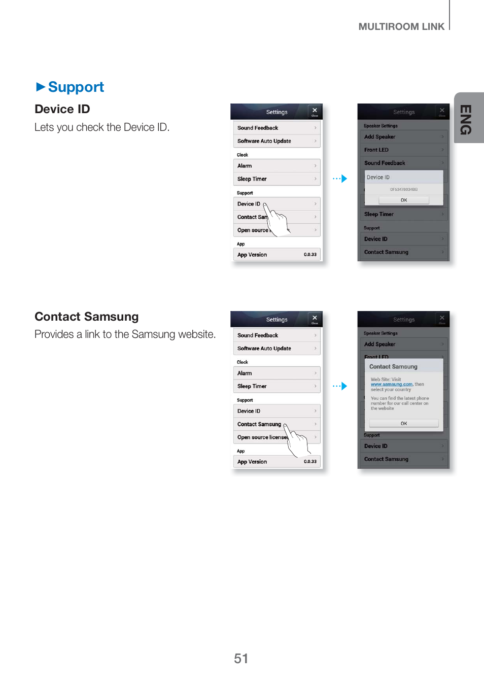 Support | Samsung HW-H750-ZA User Manual | Page 51 / 56