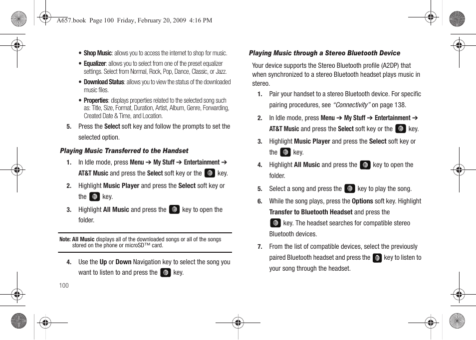 Samsung SGH-A657ZKAATT User Manual | Page 104 / 184