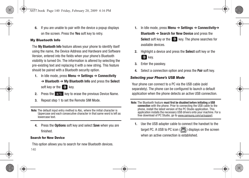 Samsung SGH-A657ZKAATT User Manual | Page 144 / 184
